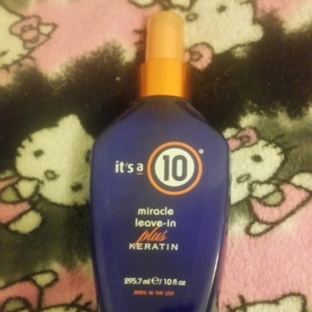 it's a 10 miracle leave in plus keratin